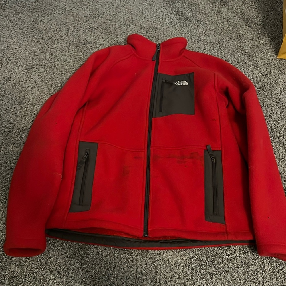 North face, red, kids size xl, heavy